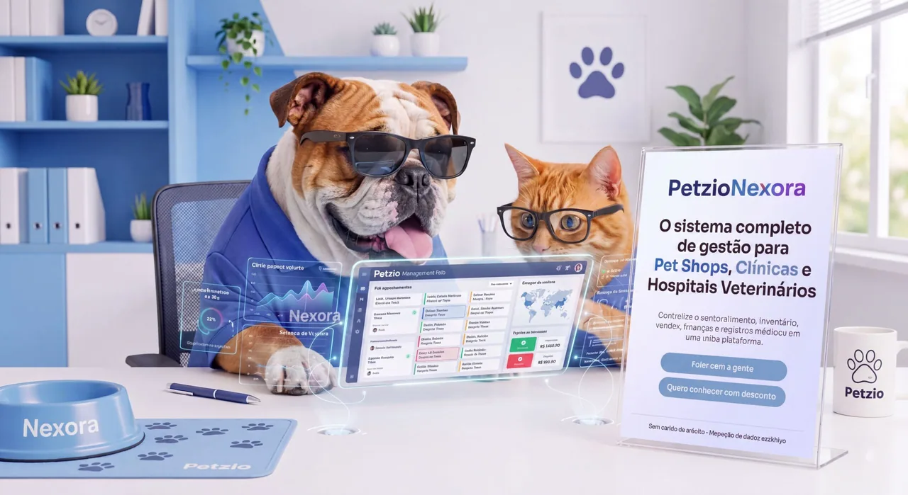 Petzio - sistema de gestão pet